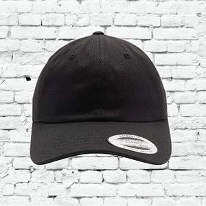 Plain Black Dad Hat